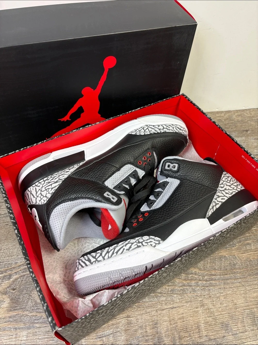 Air Jordan 3 Retro OG “Black Cement” 2018 Men’s Size 10 854262-001 (In OG Box)